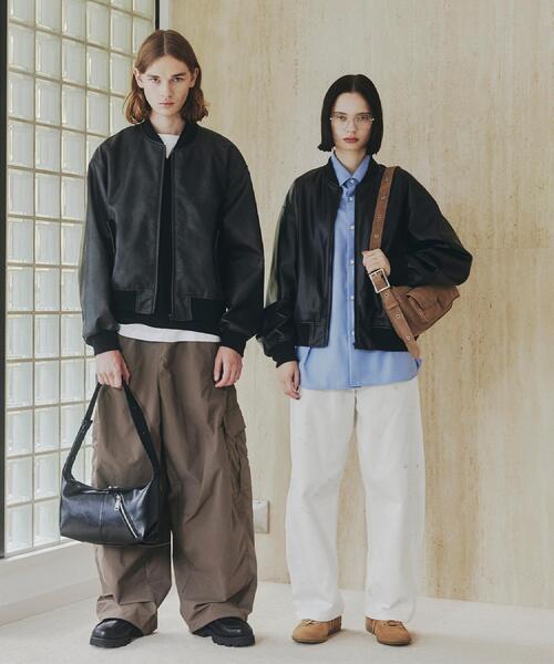 セール】シンセティックレザー MA－1（ブルゾン）｜tk.TAKEO KIKUCHI