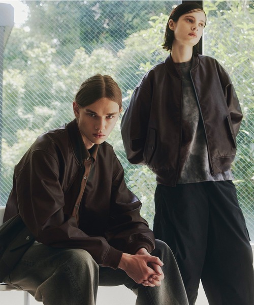 セール】シンセティックレザー MA－1（ブルゾン）｜tk.TAKEO KIKUCHI