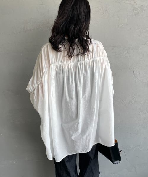 【sapさん専用】ミズイロインド　バックギャザーブラウス 楽天市場】ミズイロインド mizuiro ind バックギャザー ワイド