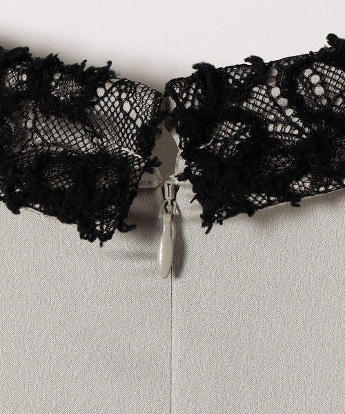 SHIPS any（シップス エニィ）の「SHIPS any:〈洗濯機可能〉サテン レースカラー ブラウス（シャツ/ブラウス・レディース・ライトグレー/クリーム/ネイビー・ONE SIZE）」の8枚目の写真