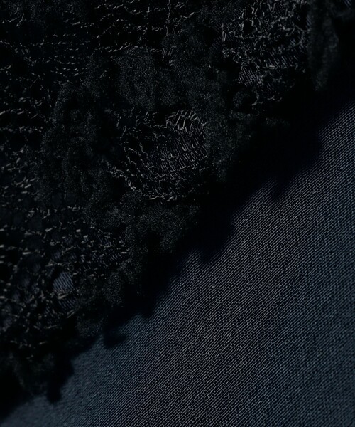 SHIPS any（シップス エニィ）の「SHIPS any:〈洗濯機可能〉サテン レースカラー ブラウス（シャツ/ブラウス・レディース・ライトグレー/クリーム/ネイビー・ONE SIZE）」の22枚目の写真