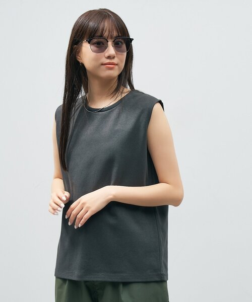 Zoff(ゾフ)の「【WEB 限定】Zoff|takashi kumagai ウェリントン型 サングラス|サーモント|カラーレンズ |紫外線対策 UVカット| レディース ユニセックス(サングラス・レディース・グリーン/ブラック/ブラウン系その他5・FREE)」の5枚目の写真