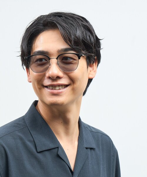 Zoff(ゾフ)の「【WEB 限定】Zoff|takashi kumagai ウェリントン型 サングラス|サーモント|カラーレンズ |紫外線対策 UVカット| レディース ユニセックス(サングラス・レディース・グリーン/ブラック/ブラウン系その他5・FREE)」の6枚目の写真