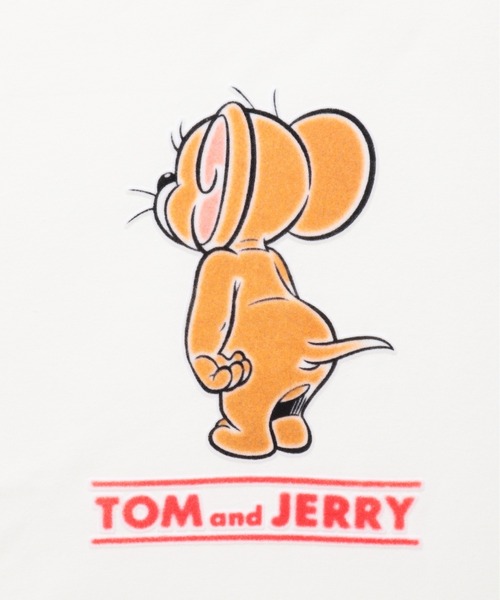 Tom&Jerry(トムアンドジェリー)の「【TOM & JERRY/トムとジェリー】裏起毛アップリケ刺繍スウェット(スウェット・メンズ・オフホワイト/ネイビー/スミクロ/サックスブルー/グレイッシュベージュ/ブラック・LARGE/MEDIUM)」の22枚目の写真