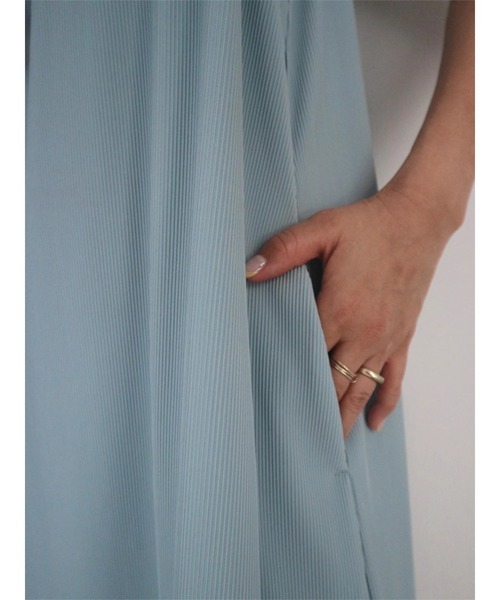 TRUNC(トランクエイティーエイト)の「Smooth Rib Long Dress(ワンピース・レディース・アイボリー/ブラック/ブルー・FREE)」の12枚目の写真