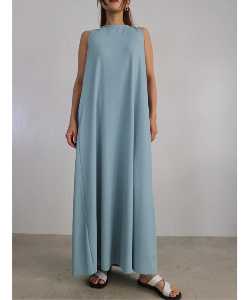 TRUNC(トランクエイティーエイト)の「Smooth Rib Long Dress(ワンピース・レディース・アイボリー/ブラック/ブルー・FREE)」の13枚目の写真
