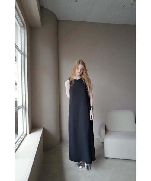 TRUNC(トランクエイティーエイト)の「Smooth Rib Long Dress(ワンピース・レディース・アイボリー/ブラック/ブルー・FREE)」の14枚目の写真