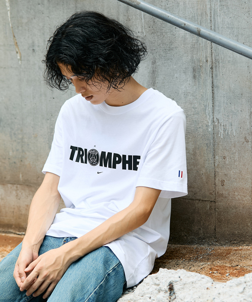 NIKE / ナイキ】PSG T-shirts Nike Men UCL A22717- 100（Tシャツ