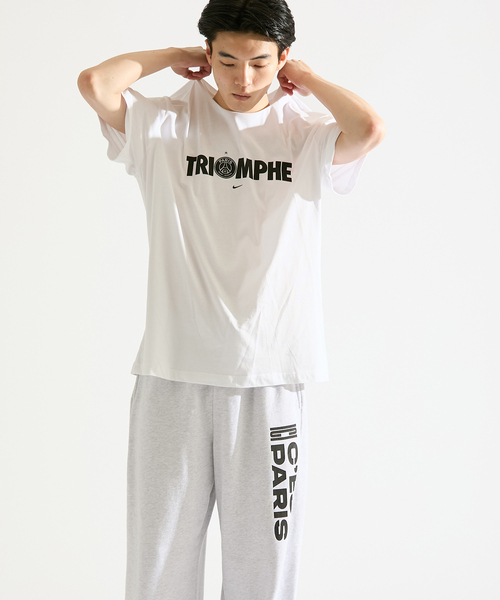 NIKE(ナイキ)の「【NIKE / ナイキ】PSG T-shirts Nike Men UCL A22717- 100(Tシャツ/カットソー・メンズ・ホワイト・MEDIUM/X-LARGE/LARGE)」の2枚目の写真