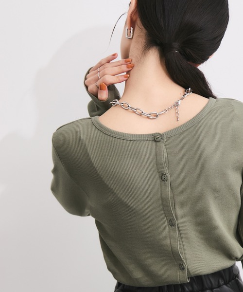 Healthknit/ヘルスニット】2WAY / Rib Cardigan（カーディガン/ボレロ