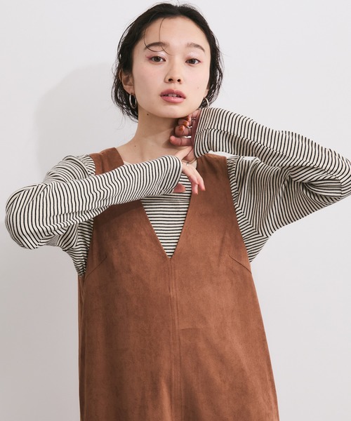 Healthknit(ヘルスニット)の「【Healthknit/ヘルスニット】2WAY / Rib Cardigan(カーディガン/ボレロ・レディース・ブルー系その他6/ホワイト系その他6/カーキ/ライトグレー・FREE)」の13枚目の写真