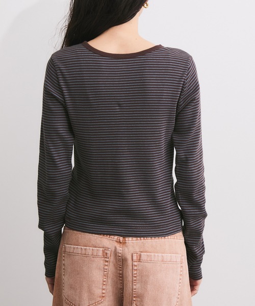 Healthknit/ヘルスニット】2WAY / Rib Cardigan（カーディガン/ボレロ