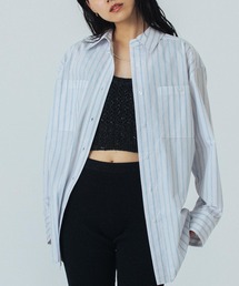 ROSE BUD（ローズバッド）の「(CREOLME)STRIPE L/S SHIRT（シャツ/ブラウス）」