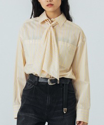 (CREOLME)STRIPE L/S SHIRT