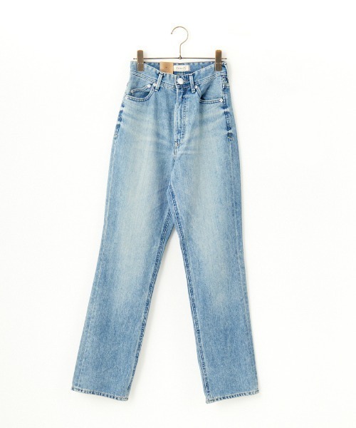 YANUK/ヤヌーク] LOUISE ハイウエスト ボーイズストレートデニム