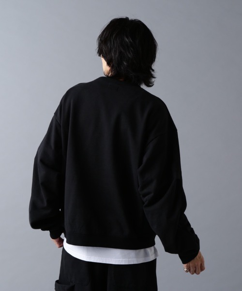 DANKE SCHON(ダンケシェーン)の「DankeSchon/ダンケシェーン/480HW SWEAT CREWNECK(スウェット・メンズ・ブラウン/ブラック/グレー・S/M/L)」の6枚目の写真