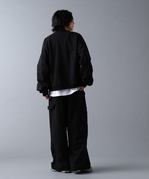 DANKE SCHON(ダンケシェーン)の「DankeSchon/ダンケシェーン/480HW SWEAT CREWNECK(スウェット・メンズ・ブラウン/ブラック/グレー・S/M/L)」の11枚目の写真