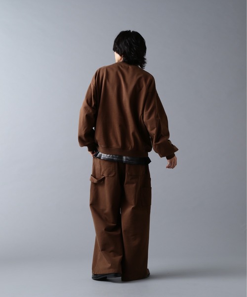 DANKE SCHON(ダンケシェーン)の「DankeSchon/ダンケシェーン/480HW SWEAT CREWNECK(スウェット・メンズ・ブラウン/ブラック/グレー・S/M/L)」の22枚目の写真