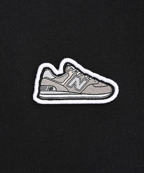 NEW BALANCE（ニューバランス）の「574 シューパッチクルー（スウェット・メンズ・ブラック/ライトグレー・SMALL/MEDIUM/LARGE/X-LARGE/XX-LARGE）」の15枚目の写真