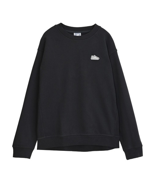 NEW BALANCE（ニューバランス）の「574 シューパッチクルー（スウェット・メンズ・ブラック/ライトグレー・SMALL/MEDIUM/LARGE/X-LARGE/XX-LARGE）」の5枚目の写真