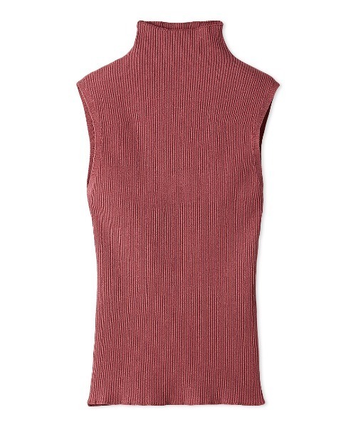 SNIDEL（スナイデル）の「Sustainableノースリラメニットプルオーバー（ニット/セーター・レディース・アイボリー/ブラック/カーキ/ピンク・F）」の8枚目の写真