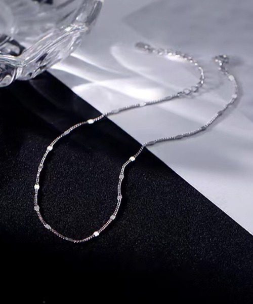 TONE SELECT GOODS（トーンセレクトグッズ）の「urbanfemine./シンプルチェーンアンクレット U7576（アンクレット・レディース・ホワイトゴールド/イエローゴールド・FREE）」の2枚目の写真