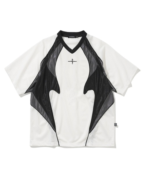 [NOT4NERD] 4 Symbol Colour Block Mesh T-Shirts /追跡付 NOT4NERD/ノットフォーナード/4 Symbol Colour Mesh T-Shirts（T