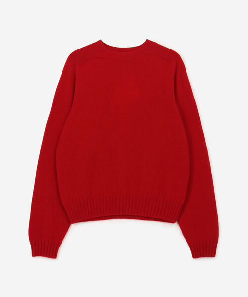 Mutimer 赤 クルーネックセーター 紳士綿カシミヤクルーセーター （ニット・セーター）｜FUKUZO