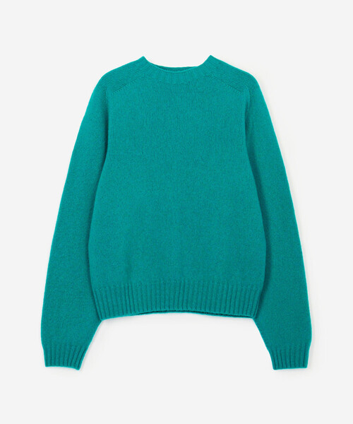 MAATEE & SONS ニット ライトブルー AZUL BY MOUSSY | スウェットライクジャガードニット (ニット