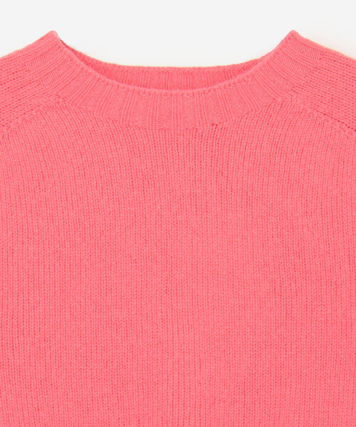 Morris & Sons（モリスアンドサンズ）の「MORRIS & SONS | ジーロンラム クルーネックニット WOMEN（ニット/セーター・レディース・ライトブルー/ブラウン系その他/ブラック/イエロー/パープル/オートミール/ベージュ/レッド/ピンク/グリーン・0/00）」の14枚目の写真