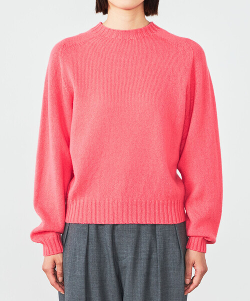 MORRIS & SONS ジーロンラム クルーネックニット MORRIS & SONS | ジーロンラム クルーネックニット WOMEN（ニット