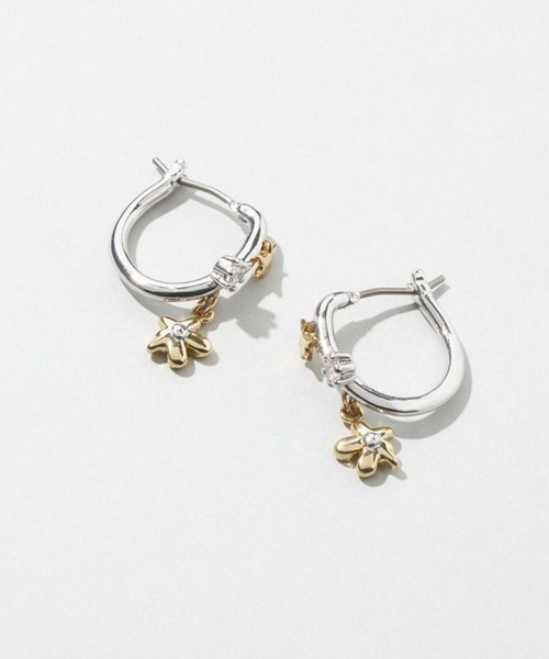 GOLDY(ゴールディ)の「【GOLDY】スクリブル モチーフ ピアス 1250903(ピアス(両耳用)・レディース・その他1/ゴールド/シルバー・FREE)」の6枚目の写真