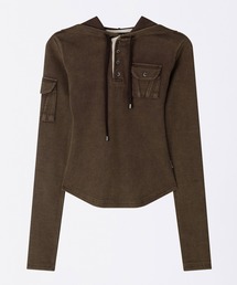 SCULPTOR | Washed Pocket Hoodie(Tシャツ/カットソー)