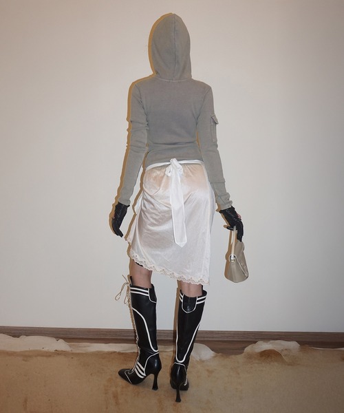 SCULPTOR（スカルプター）の「Washed Pocket Hoodie（Tシャツ/カットソー・レディース・ピンク/ブラウン・LARGE/MEDIUM/SMALL/X-SMALL）」の9枚目の写真