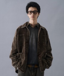 PLAN To（プラントゥ）の「Vintage Design Corduroy Coveralls / ヴィンテージデザインコーデュロイカバーオール（シャツ/ブラウス）」