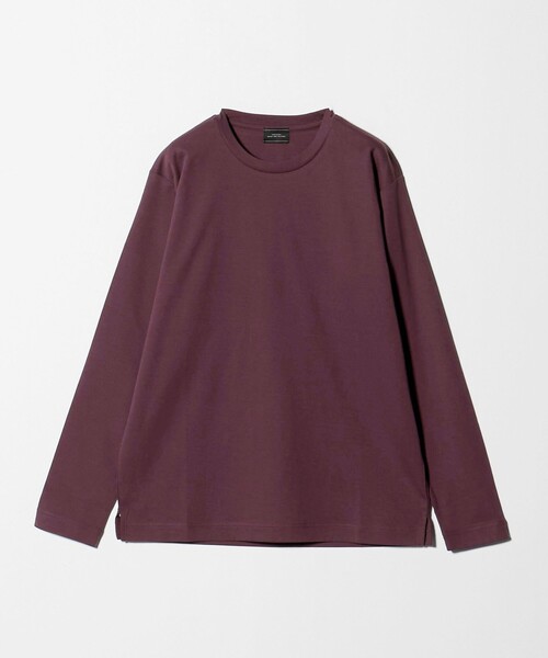 green label relaxing(グリーンレーベルリラクシング)の「オーガニック コットン ポンチ クルーネック Tシャツ(Tシャツ/カットソー・メンズ・ブラック/ワイン/ホワイト/ライトグレー・M/XL/L/XXL/S)」の16枚目の写真
