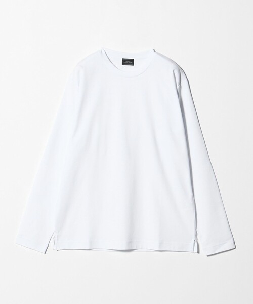 green label relaxing(グリーンレーベルリラクシング)の「オーガニック コットン ポンチ クルーネック Tシャツ(Tシャツ/カットソー・メンズ・ブラック/ワイン/ホワイト/ライトグレー・M/XL/L/XXL/S)」の22枚目の写真