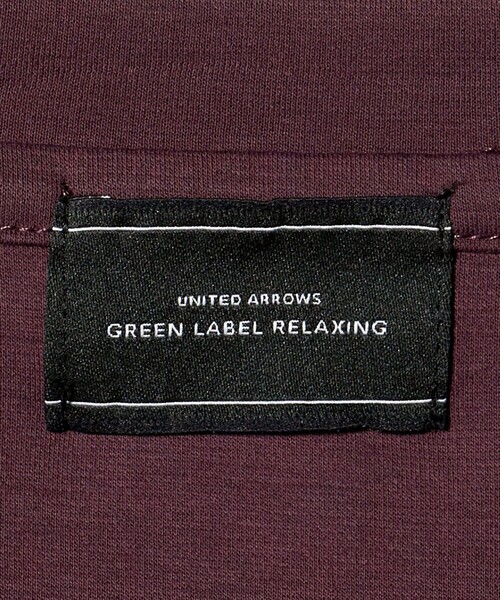 green label relaxing(グリーンレーベルリラクシング)の「オーガニック コットン ポンチ クルーネック Tシャツ(Tシャツ/カットソー・メンズ・ブラック/ワイン/ホワイト/ライトグレー・M/XL/L/XXL/S)」の7枚目の写真