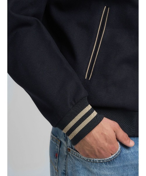 セール】ウールブレンド バーシティ ボンバージャケット（スタジャン