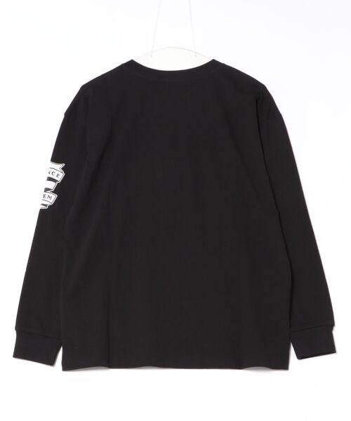 BABYDOLL(ベビードール)の「親子お揃い ゴールドワッペンロンT 0854A(Tシャツ/カットソー・レディース・ベージュ/ブラック・L/M)」の3枚目の写真