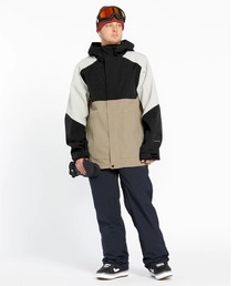 VOLCOM（ボルコム）の「【VOLCOM/ボルコム】VOLCOM Mens Brighton Full Zip Jacket/カラーブロックスキースノーボードジャケット（その他アウター）」