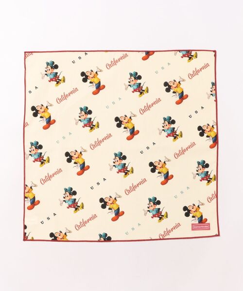 Disney(ディズニー)の「【 Disney 】 American Paradise バンダナ ミッキ&ミニー 25S8(バンダナ/スカーフ・レディース・その他1/その他2・FREE)」の2枚目の写真
