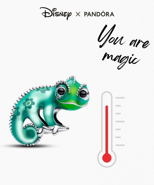 正規品 PANDORA 塔の上のラプンツェルのチャーム クリーム色 正規品 PANDORA 塔の上のラプンツェルのチャーム クリーム色