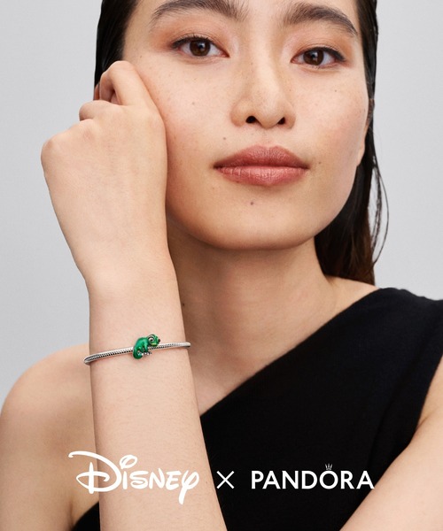 【最終価格】Pandora  バングル　ディズニー　美女と野獣 最終価格】Pandora バングルディズニー美女と野獣