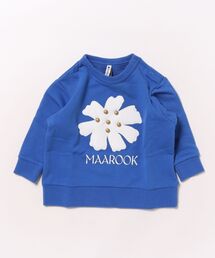 maarook(マルーク)のフラワーパッチワーク裏毛トレーナー(その他トップス)