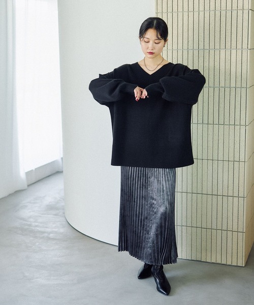 LEPSIM（レプシィム）の「レースハイソックス　573110（ソックス/靴下・レディース・ブラック/アイボリー・ONE SIZE）」の13枚目の写真