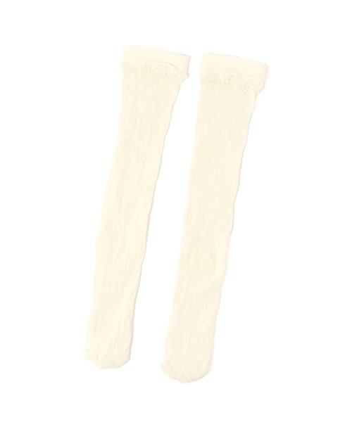 LEPSIM（レプシィム）の「レースハイソックス　573110（ソックス/靴下・レディース・ブラック/アイボリー・ONE SIZE）」の15枚目の写真