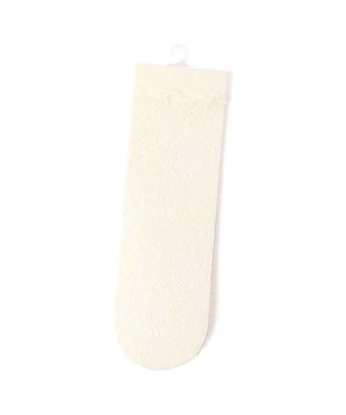LEPSIM（レプシィム）の「レースハイソックス　573110（ソックス/靴下・レディース・ブラック/アイボリー・ONE SIZE）」の17枚目の写真