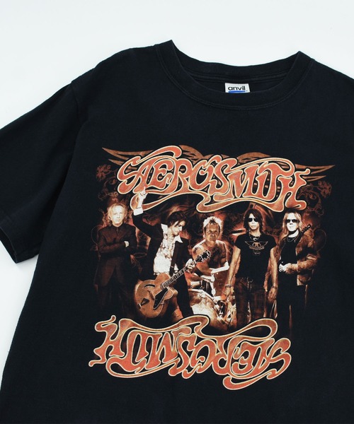 LABORATORY R（ラボラトリーアール）の「【USED】Y2K anvil “Aerosmith” バンド Tシャツ（Tシャツ/カットソー・メンズ・ブラック・MEDIUM）」の2枚目の写真