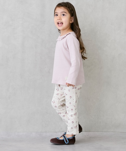 petit main（プティマイン）の「【プティプラ】ゆるんパンツ（その他パンツ・キッズ・ブルー/ブラウン/グリーン/ベージュ/ライトブルー/カラフル/キャメル/キナリ・90cm/110cm/100cm/80ｃｍ/120cm/130cm）」の12枚目の写真